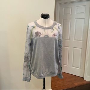 Elizabeth and James Grey Frankie Sweatshirt, Sz M